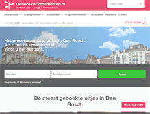 Tablet Screenshot of denboschevenementen.nl